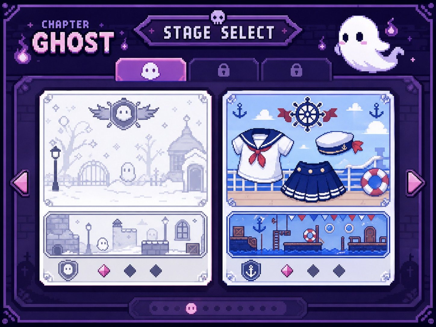 色情猜拳GHOST篇 操作界面 实机截图 3